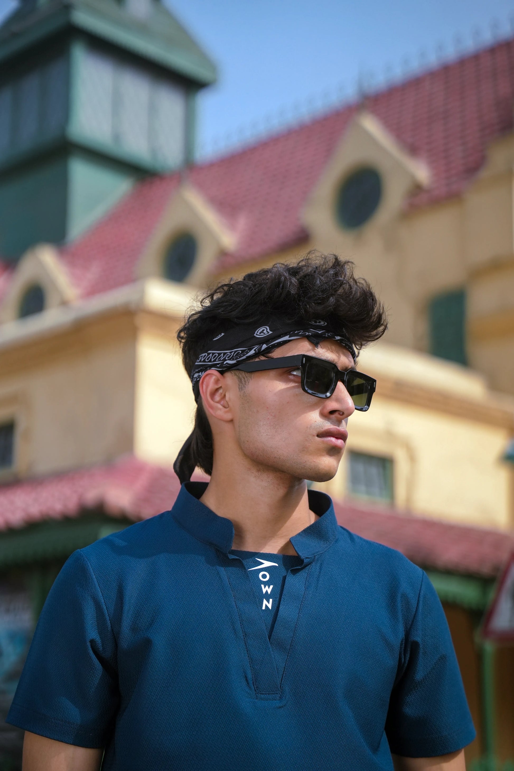 Men V Neck Polo